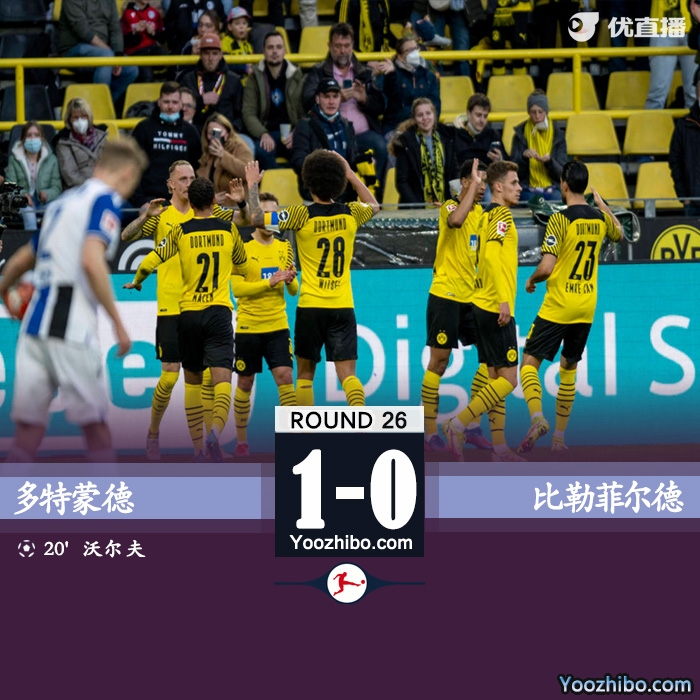 <a href=/24zhibozq/dortmund/ target=_blank class=infotextkey>多特蒙德</a>1-0比勒菲尔德  沃尔夫破门+伤退马伦中横梁