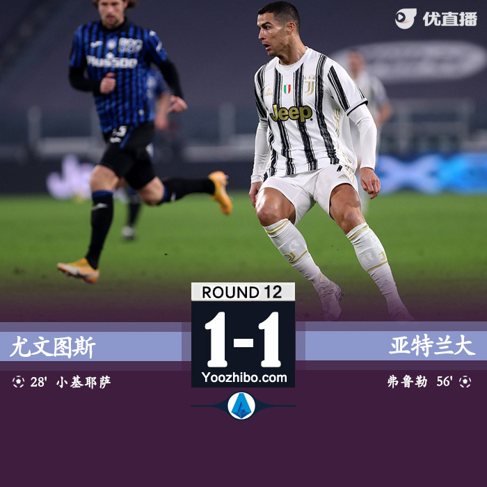 <a href=/24zhibozq/juventus/ target=_blank class=infotextkey>尤文图斯</a>1-1亚特兰大