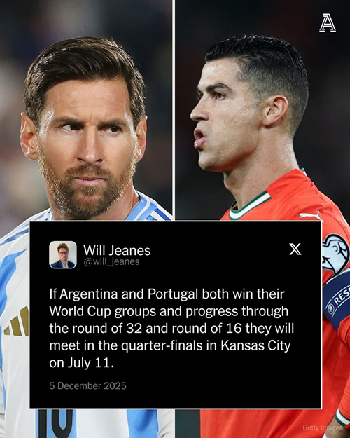 阿根廷葡萄牙若小组头名出线,<a href=/24zhiboqiuxing/24zhibozq/119.html target=_blank class=infotextkey>梅西</a>C罗1/4决赛将提前相遇